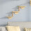 Cat Hammock Climbing Frame, Ladder Climbing Frame, Small Solid Wood Cat Climbing Frame,Two-Layer 2