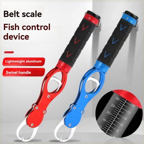 Portable Device Fish Control Device Fish Catching Pliers Hook Fish Control Device Set Red + Multifunctional Pliers 2