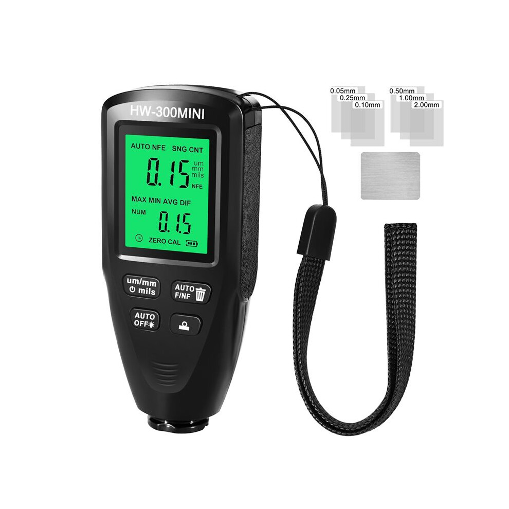 Hw300- Coating Thickness Gauge Paint Film Thickness Tester Measuring Tools Automotive Supplies 6132829067491