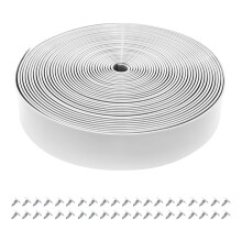 Vinyl Straps for Patio Chair Repair Kit 2in Wide 20 Ft Long Replacement Straps 20 Rivets for Chaise Lounge Repair White