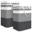 2PCS Large Laundry Basket, Waterproof, Freestanding Laundry Hamper 75L, Foldable Tall Clothes Hamper with Handles 1