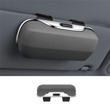 Push Car Glasses Box Shock-Proof Stable Car Sunglasses Holder Lossless Installation Expansion Space EyeglassBox,C