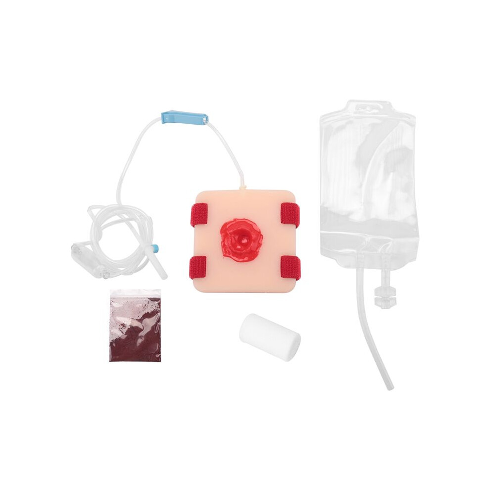 Unisex Gunshot Wound Simulation Wound Hemostasis Bandage Skin Wound Model Trauma Simulated Wound Practice Module Hemostasis