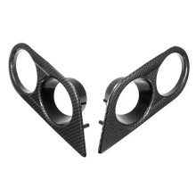 2PCS Car Front Bumper Grill Fog Light Cover Grille Trim Honeycomb Mesh for E46 M3 2001 2002 2003 2004 2005 2006