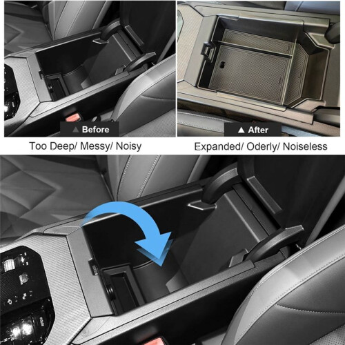 Scatola Portaoggetti per Bracciolo Della Console Centrale per  X3 G45 2025, Organizer per Console Centrale, Accessori Interni 1