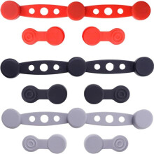 3set Air Fryer Magnets for Parchment Paper, Air Fryer Magnetic Silicone Buckle Set, Airfryer Buckle Silicone Accessories