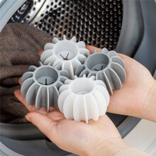 10 Pcs Reusable Laundry Balls Pet Hair Remover for Washing Machine, Efficient Clothes Cleaning, Cat Hair Catcher B