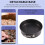 Springform Cake Tin, Round Springform Cake Tin, Non-Stick Cake Tin, Springform Pan with Lid and Removable Base 2