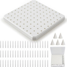 1 Pack Ceramic Refractory Kiln Mat, High Temperature 1350C Ceramic Firing Mat,Reusable Ceramic Kiln Furniture, Clay Art