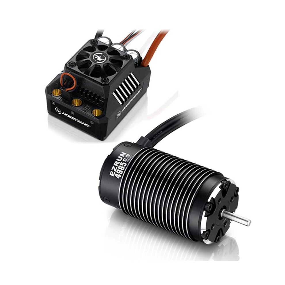 Hobbywing Combo Ezrun Max6 Esc 4985-1650Kv Motor (Black) 5Mm Black