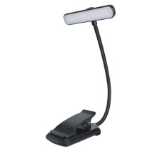 LED Book Light USB Rechargeable Desk Clip Night Light Rotatable Table Lamp Portable Reading Light for in Bed
