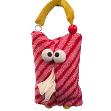 Boîte à Mouchoirs Mignonne de Dessin Animé, Boîte à Mouchoirs de Voiture, Tiroir en Peluche Girly, Sac à Mouchoirs Ménager, Boîte à Mouchoirs