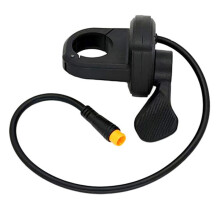 Bicicleta Elétrica Acelerador de Polegar Rápido TT-008 Guidão M8 Conector À Prova D'Água Ebike Acelerador de Polegar Esquerdo