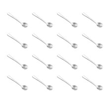16 Pack Stainless Steel Spoons for Spice Jars, Metal Spoons Small Stainless Steel Spoons