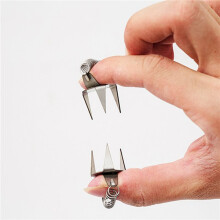 4-Teilige Glasurklemmen für Töpferton, Glasurclips, DIY, Tragbar, Praktisch, Robust, Metall, Glasurwerkzeuge für Töpferwaren, Fingerspitzenklemmen