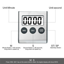 2pcs Kitchen Timer Digital Timer Kitchen Timer Stopwatch Digital Timer with Magnet Egg Timer Digital Kitchen Clock