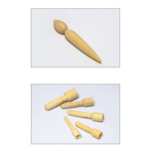 Wooden Punch Tool for Shaping Pottery Teapot Spouts for All Ages, 3Pcs Pottery Teapot Spout Modeling Clay Tools