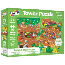 Galt Toys Tower Puzzle - Jungle Treehouse 12 Piece Jigsaw Puzzle