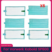 6 Pezzi di Panni per Mocio per Aspirapolvere Kobold SP600, Panni di Ricambio Lavabili per Mocio A Vapore