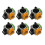 6PCS for PS4 Hall Electromagnetic Joystick High-Precision Adjustable Electromagnetic IC Hall Thumbstick 3D Analog Stick 1