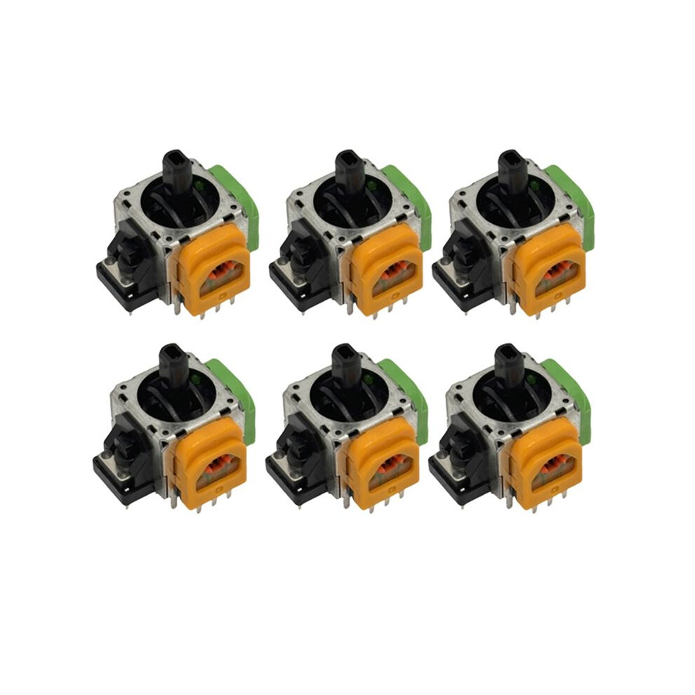 6Pcs For Ps4 Hall Electromagnetic Joystick High-Precision Adjustable Electromagnetic Ic Hall Thumbstick 3D Analog Stick 4711647392668