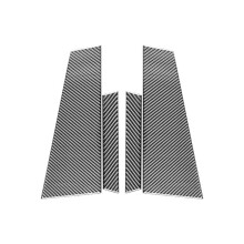 For CLS Class C219 2004-2009 Carbon Fiber Car Window B Pillar Post Cover Trim Interior Accessories