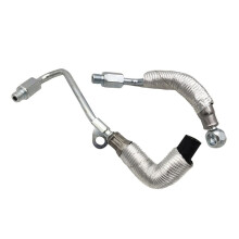 2PCS Turbocharger Coolant Feed Water Pipe&Return Pipe Kit 55568031 55567067 for   Adam Astra Meriva B Zafira