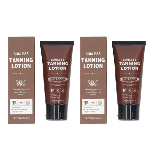 2 x 60 g Selbstbräunende Lotion Wheat Bronze 1