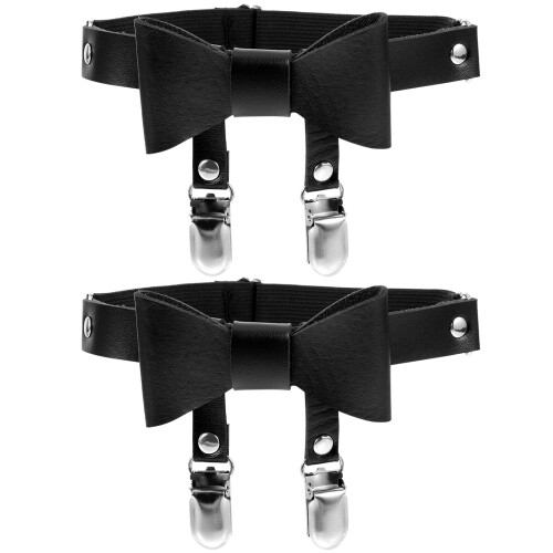 8Stk Einstellbare Leg Strap Damen Leder Zinklegierung 1