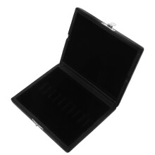 10 Boîte Storage Oboe Reeds En Bois Et Cuir PU Noir Portable