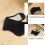 2Pièces Cache-Oreilles Peluche Noir Réduction Bruit Portable 8