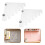 4Pièces Étagère À Couteaux Murale Transparente Rangement 11