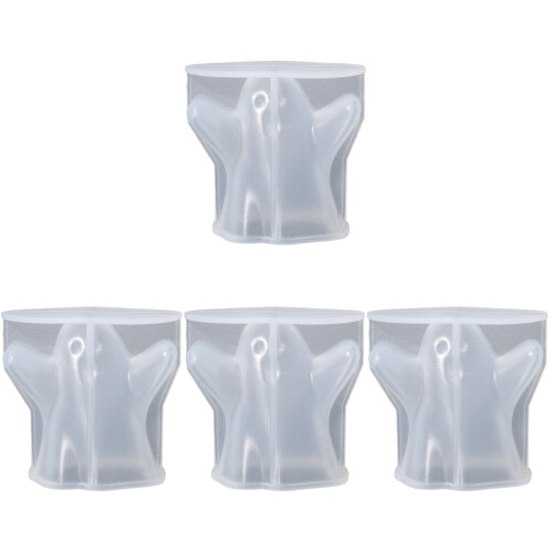 4Pcs DIY Craft Silicone Mold Ghost Shape Ice and Chocolate Maker 1