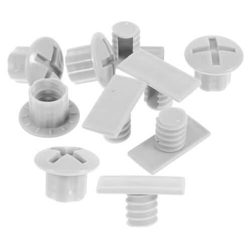 5Ensembles Capuchons Vis Plastique Pour Enfants Gris Durable