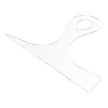 2Pcs Transparent Acrylic Charcuterie Board Handle Template Large Size