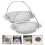 16Pcs Metal Sink Strainer Basket Silver Anti-Clogging Kitchen Filter 11