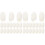 120Pcs Silkworm Face Cleaner Balls White Cleaning Supply 3