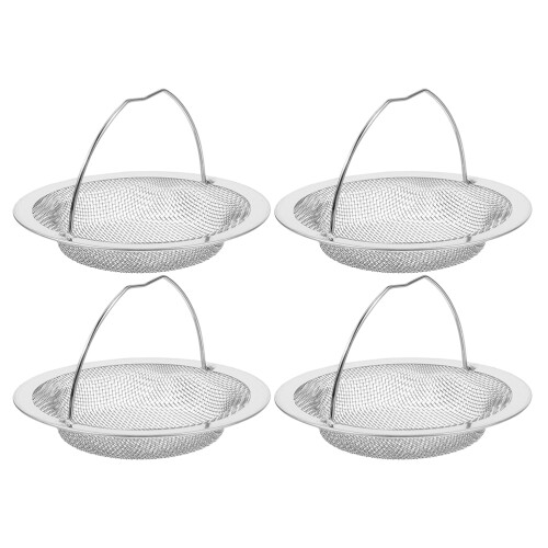 16Pcs Metal Sink Strainer Basket Silver Anti-Clogging Kitchen Filter 1