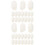 120Pcs Silkworm Face Cleaner Balls White Cleaning Supply 6