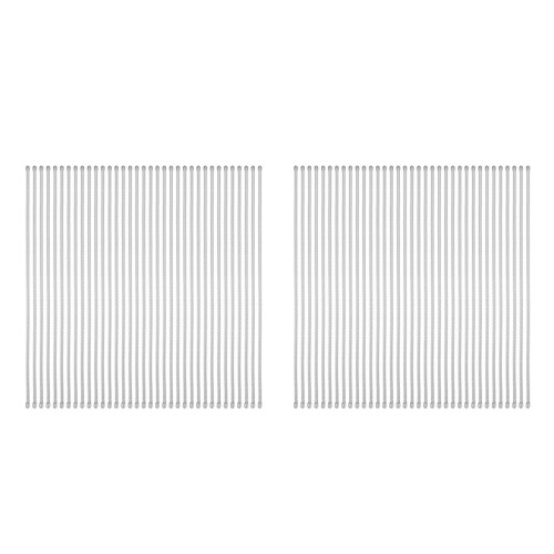 70Pcs Silver Spiral Boning with End Caps for Flexible Corset Structure 1