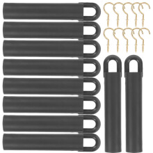 50Sets Durable Black Cue Holder Pool Cue Storage Plastic Metal