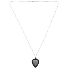 5Sets Modern Black Silicone Guitar Pick Holder Necklace for Guitarists