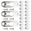 5Sets Durable Picture Frame Hanging Kit Metal Hooks for Artwork Frames 2
