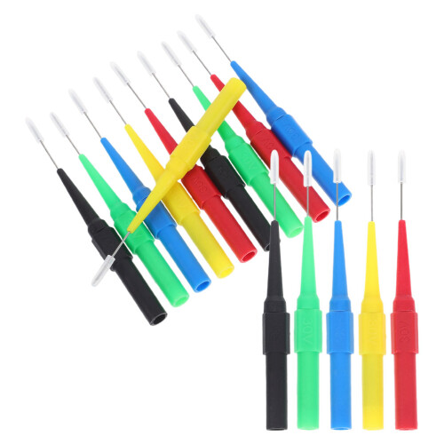 60Pcs Universal Car Repair Multimeter Probes Assorted Color Tips 2