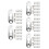 5Sets Durable Picture Frame Hanging Kit Metal Hooks for Artwork Frames 8