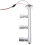 8Pcs Aluminum LED Exhibition Display Lights Indoor Silver Spotlights 3