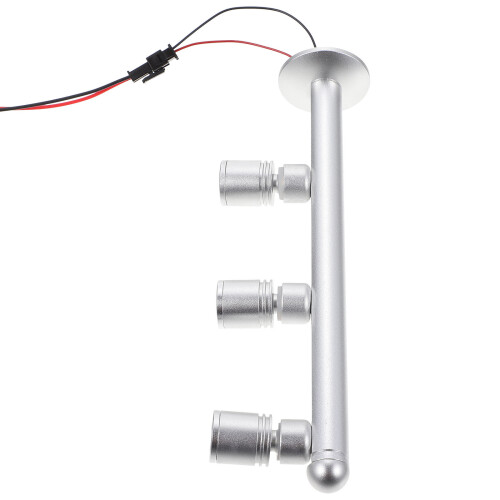 8Pcs Aluminum LED Exhibition Display Lights Indoor Silver Spotlights 2