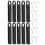 50Sets Durable Black Cue Holder Pool Cue Storage Plastic Metal 8