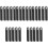 50Sets Durable Black Cue Holder Pool Cue Storage Plastic Metal 10