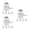 15Pcs Silver Bbq Fork Limit Covers Durable Grill Stop Sleeves for Bbq 9